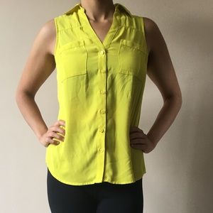 Short sleeve button up blouse